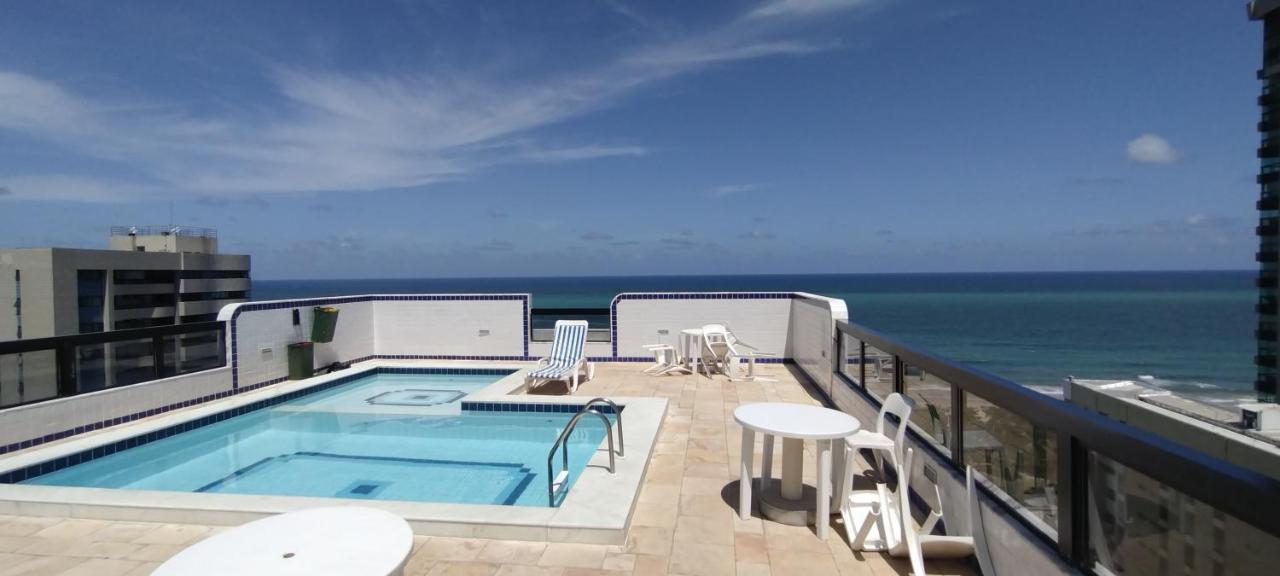 Apto De Frente Para O Mar, Piscina Na Cobertura Récife Extérieur photo
